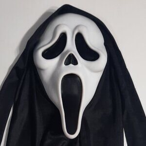 Ghost Face Scream Mask Easter Unlimited 2025 Black Hood Halloween Costume
